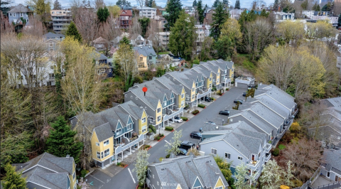 Maison de ville urbaine au centre de Seattle